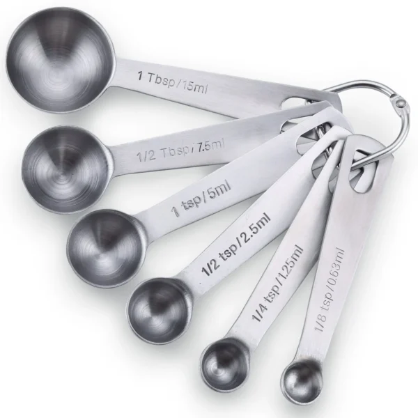 GLiving-Measuring-Cups-and-Spoons-Set-Stainless-Steel-Chef-6PCS-Round-Spoons-with-Handle-for-Dry-or-Liquid-Ingredient_94a0862f-290d-4c27-8b31-75d7d182acbb_1.f698899295700944b250305e6182e8ac Metal Measuring Spoon Round 6pcs
